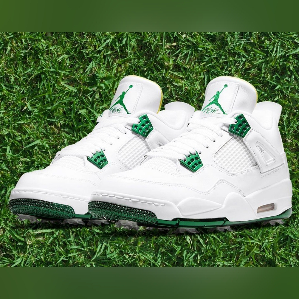 Jordan 4 Golf "Masters" Metallic Green